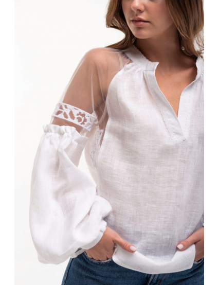 Картинка Сорочка вишита "Серпанок" біла